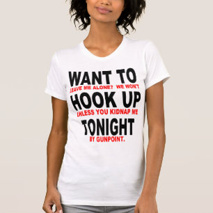 ÖNSKA ATT HAKA UPP IKVÄLL TEE SHIRT