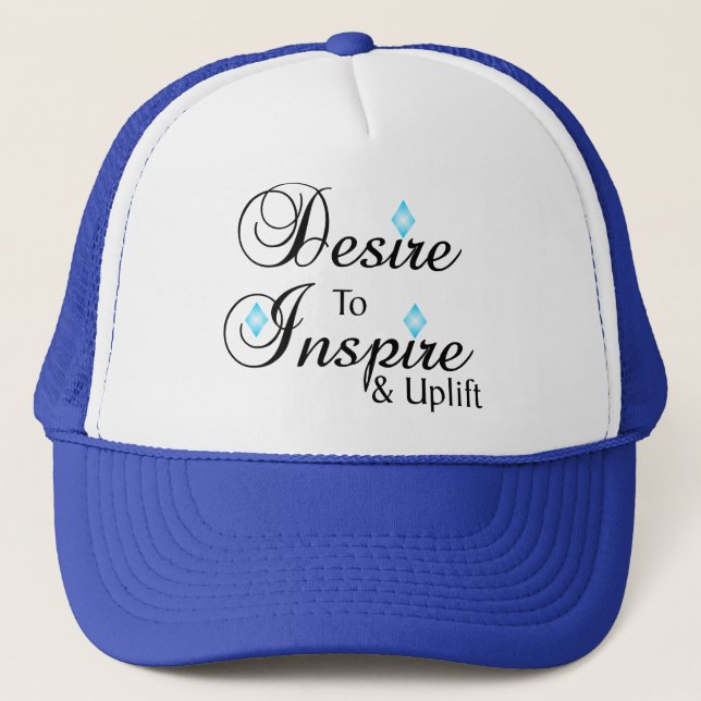 Önska att inspirera Trucker Hatt/Keps Keps (Framsida)