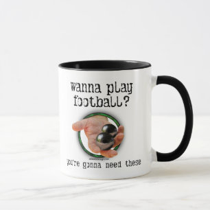 Önska att leka fotboll? mugg