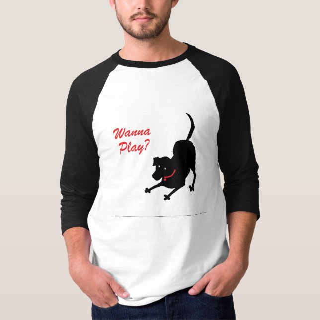 Önska att leka skjortan t-shirt (Framsida)