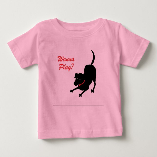 Önska att leka skjortan tee shirt (Framsida)