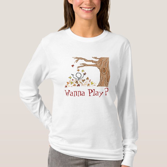 Önska att leka? t-shirt (Framsida)