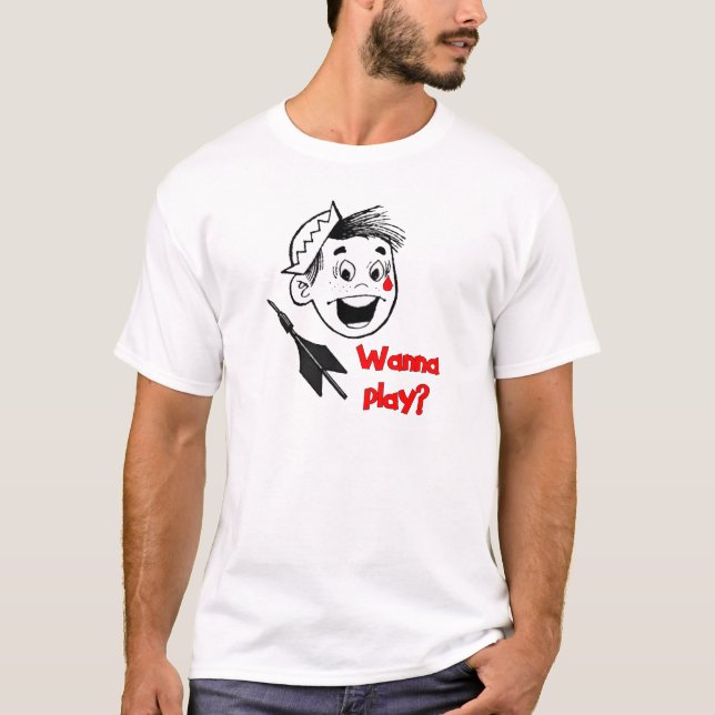 Önska att leka? tee (Framsida)