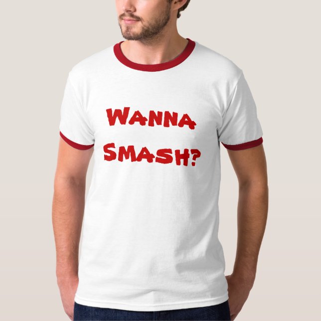 Önska att slå? Tshirt Tee (Framsida)