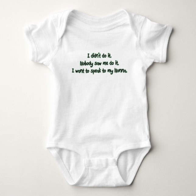 Önska att tala till Nonna T Shirt (Framsida)