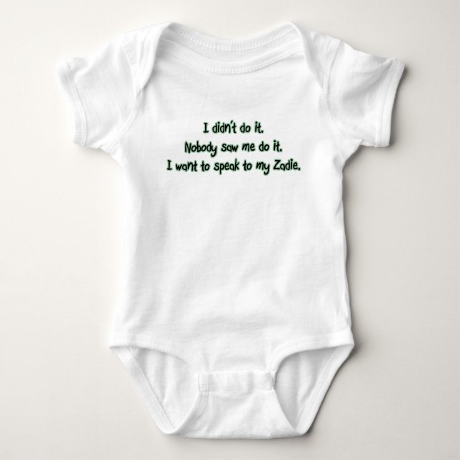 Önska att tala till Zadie Tee Shirt (Framsida)