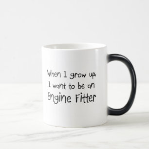 Önska att vara en motorFitter, när jag växer up Magisk Mugg