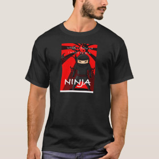 Önska att vara en Ninja, när jag växer upp mig T Shirt