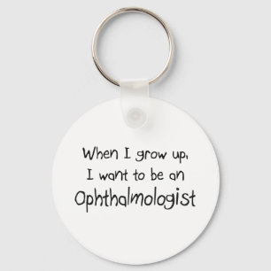 Önska att vara en Ophthalmologist, när jag växe Nyckelring