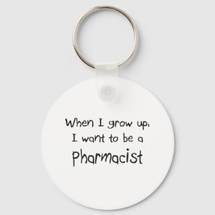 Önska att vara en Pharmacist, när jag växer upp Nyckelring