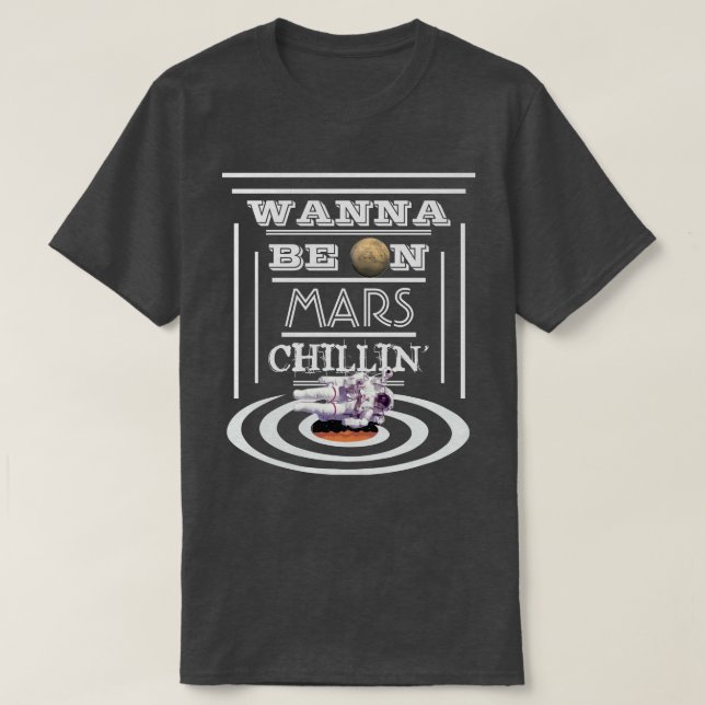 Önska att vara på fördärvar Chillin Tee (Design framsida)