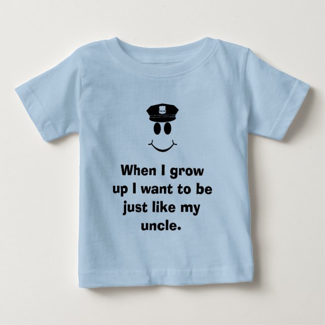 Önska att vara precis li…, när jag växer upp mig tee shirt (Framsida)