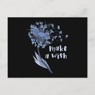 Önska Dandelion Flower Vykort