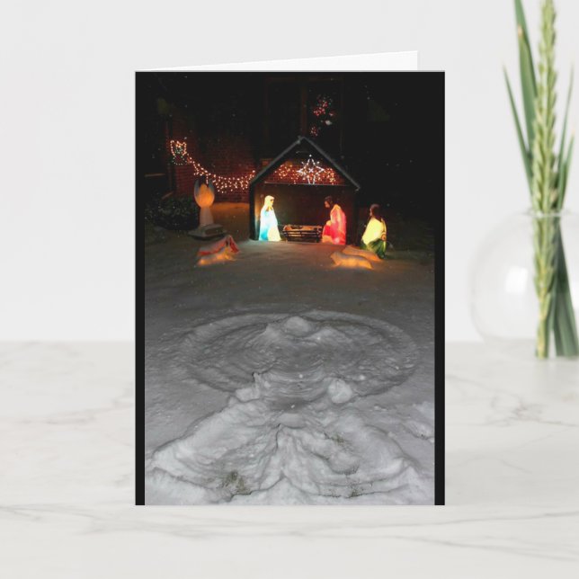 Önska dig A välsignad jul Helgkort (Framsida)