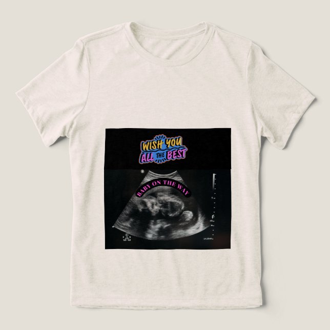 Önska dig bäst - Baby på vägen T Shirt (Design Framsida)