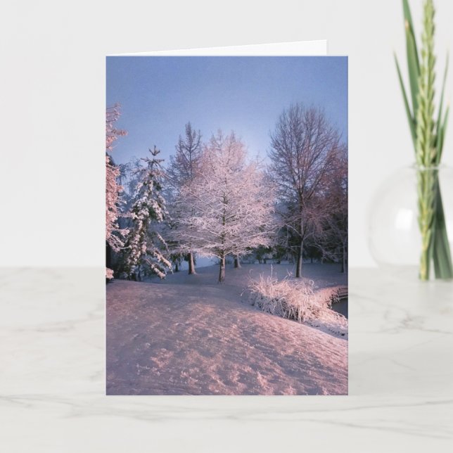 Önska dig denna fred jul (kortet) helgkort (Framsida)