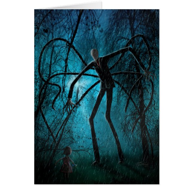 Önska dig en kuslig dag personifierade den hälsningskort (Framsidan)