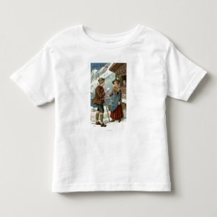 Önska dig en lycklig ny YearMountain plats Tee Shirt