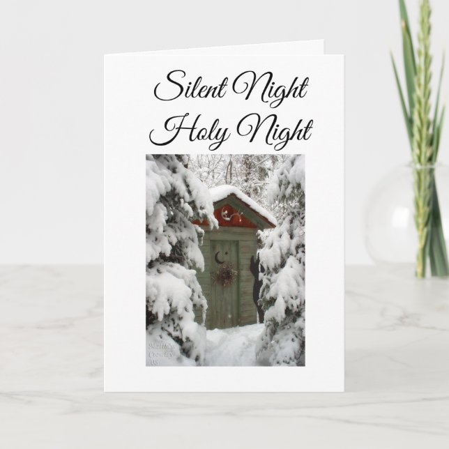 ÖNSKA DIG EN "VARM" OCH "MERRY" CHRISTMAS HELGKORT (Framsida)