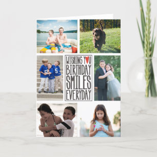 Önska dig födelsedag ler dagligt kort