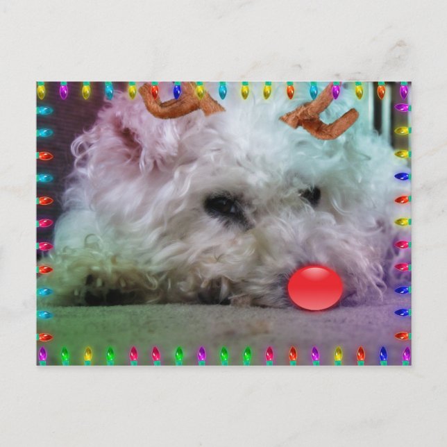 ÖNSKA DIG GOD JUL HELG VYKORT (Framsida)