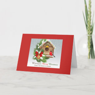 Önska dig god jul! helgkort