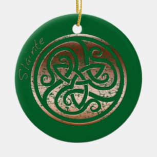 Önska dig hälsa Slainte Julgransprydnad Keramik