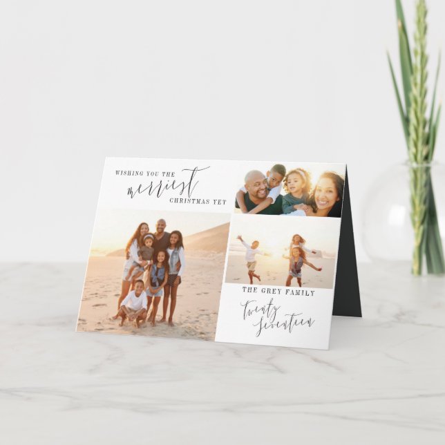 ÖNSKA DIG MERRIEST CHRISTMAS ÄNNU HELGKORT (Framsida)