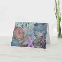 Önska din dag Någon tillfälle vattenfärg havslands