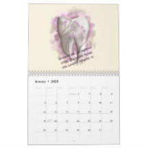 Önska eller motto för varje månad. Tandläkargåva