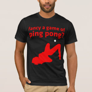önska en lek av pingpong? tee