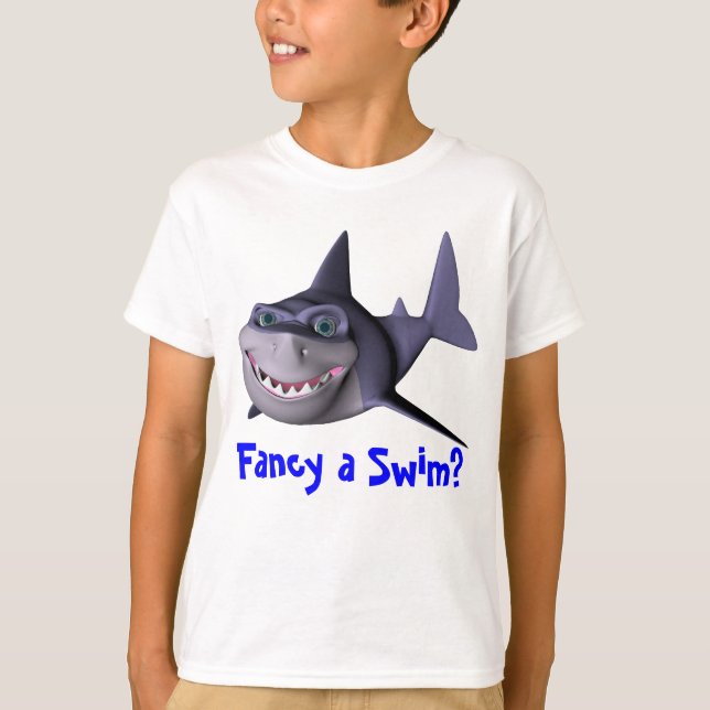 Önska en simma? t-shirt (Framsida)