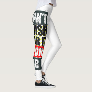 Önska för det fungerar för motivation citat leggings