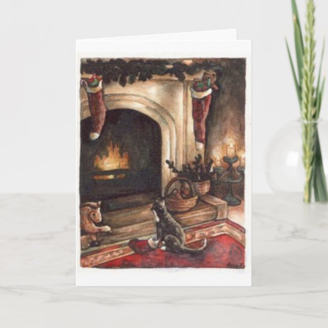 Önska för jul helgkort (Framsida)