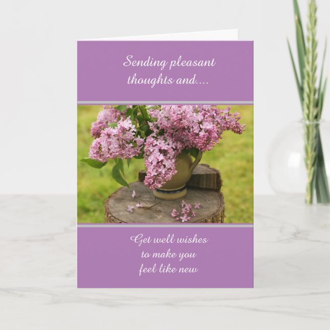 Önska God Hälsa Vik Grußkort Kort (Framsida)