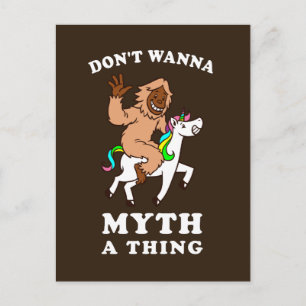 Önska inte Myth A Sak Vykort