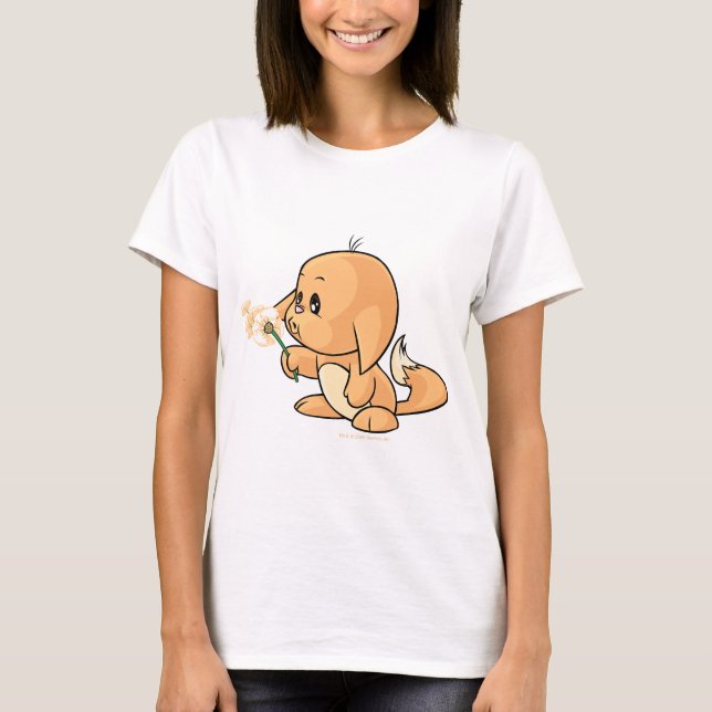 Önska orange Kacheek T-shirt (Framsida)