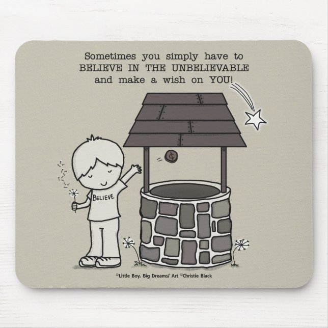 Önska på dig! musmatta (Framsidan)