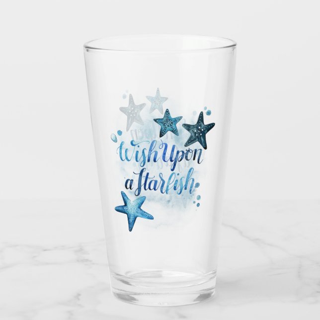 Önska på en stjärtfisk glaskopp (Baksida)