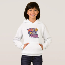 Önska på stjärna Kids Hoodie T Shirt