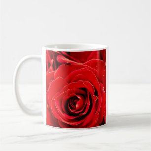 Önska Röda Rosor 11oz Klassisk Mugg