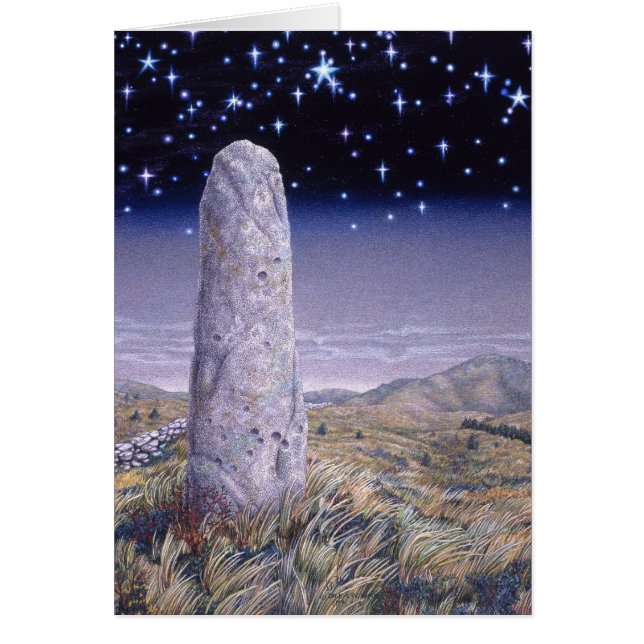 Önska stenen, vid Darlene P. Coltrain Hälsningskort (Framsidan)