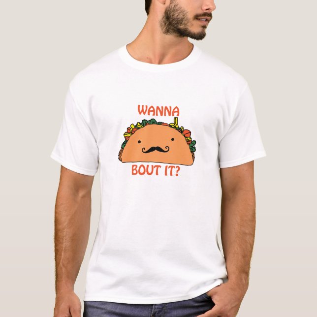 Önska till Tacoanfallen den den unisex- Tee Shirt (Framsida)