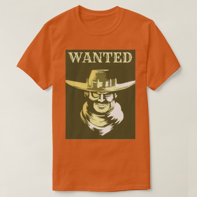 ÖNSKAD ÅTERBETALNING FÖR GAMMALA VÄSTERN COWBOY OU T SHIRT (Design framsida)