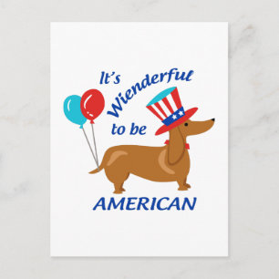 Önskad att vara amerikan vykort