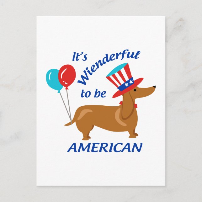 Önskad att vara amerikan vykort (Framsida)
