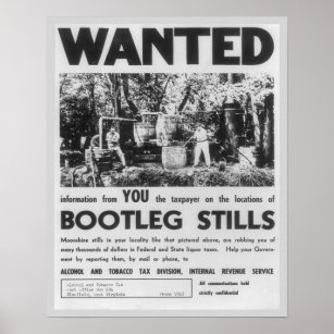 Önskad: Bootleg Sstilla, 1949. Vintage Poster