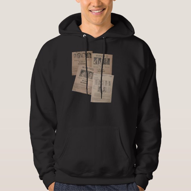 önskad design för hoodie för affischcollagecoola (Framsida)