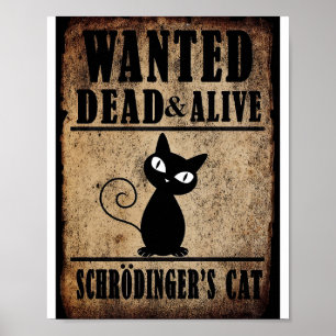 Önskad död eller Poster levande Schrodingers katt