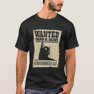 Önskad Död Levande Schrödingers Katt T Shirt